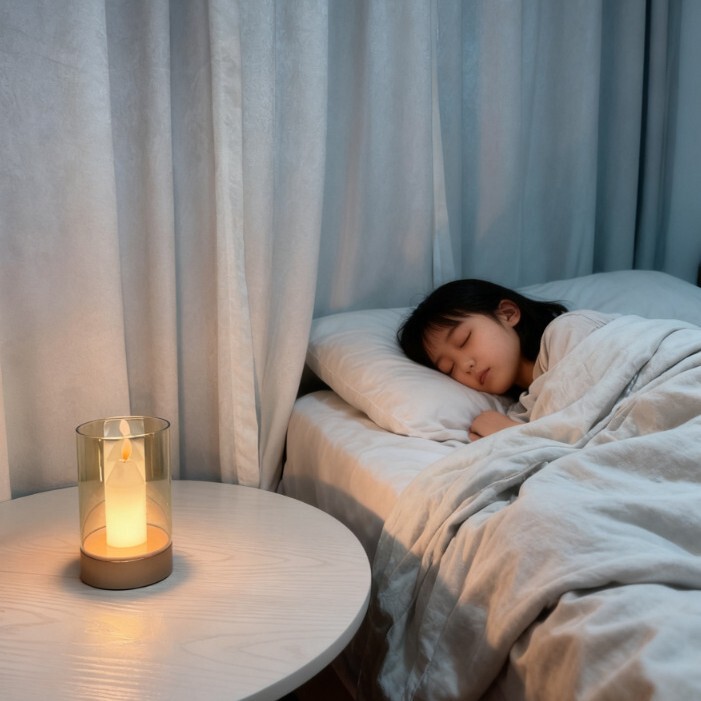 led创意小夜灯 浪漫烛光灯餐厅酒吧桌面氛围灯蜡烛台灯扫手感应灯|undefined