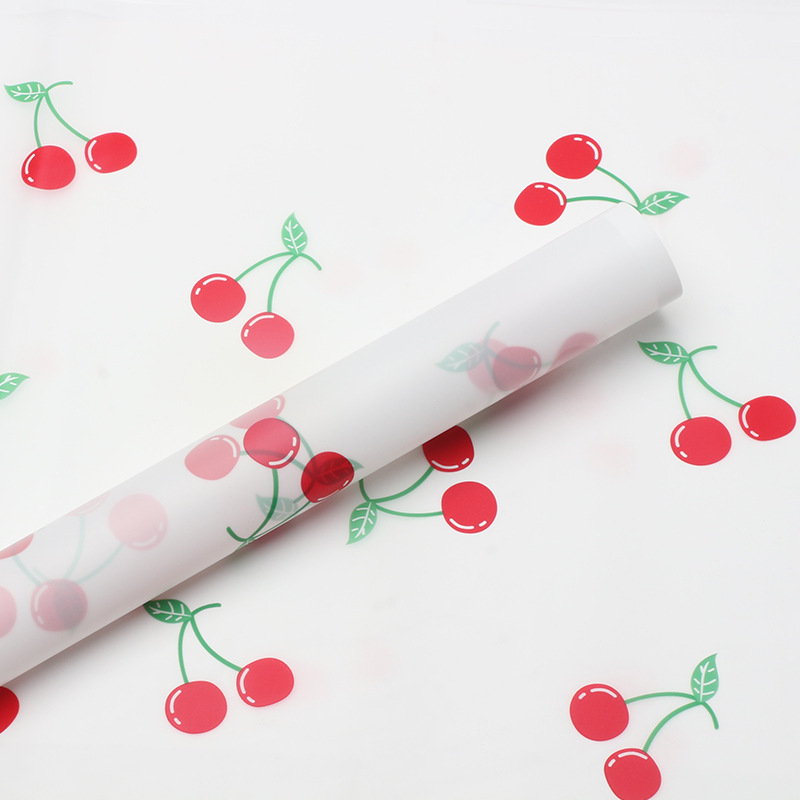 Papel de regalo floral impermeable creativo