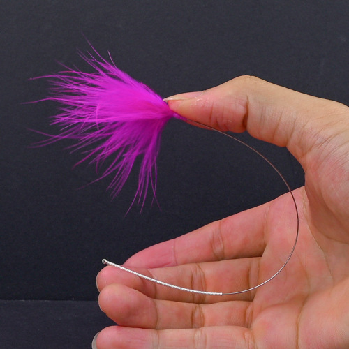 Earpick tools set with silver needles, lotus hair, ear cleaning hair, feather tickler - professional tools for wholesale