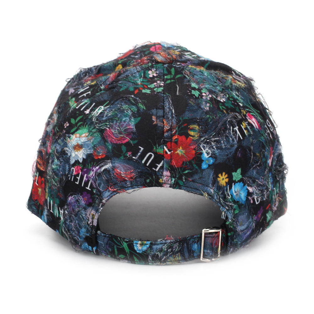 Ethnic Style Floral Baseball Cap For Women Sun Protection Hat_voghion.com