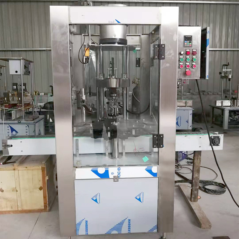 高精度定量液体灌装设备 酒水饮料12头电子定量灌装机 液体灌装机