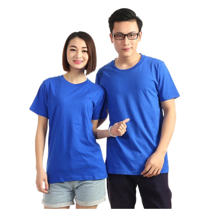 Camisa cultural casual CVC peinado camisa de publicidad de logotipo impreso cuello redondo color sólido hombres Camiseta de manga corta clase uniforme personalización