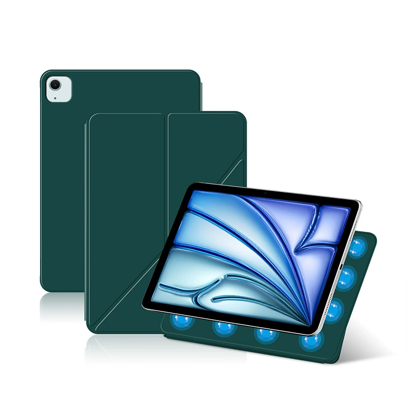 Подходит для iPad Air 2024 11 дюймов плоский защитный чехол с двухсторонним дисплеем 11 дюймов многофункциональная подставка кожаный чехол