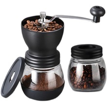 ZB6M批发咖啡豆研磨机家用小型手摇咖啡机咖啡磨可水洗磨豆器咖啡