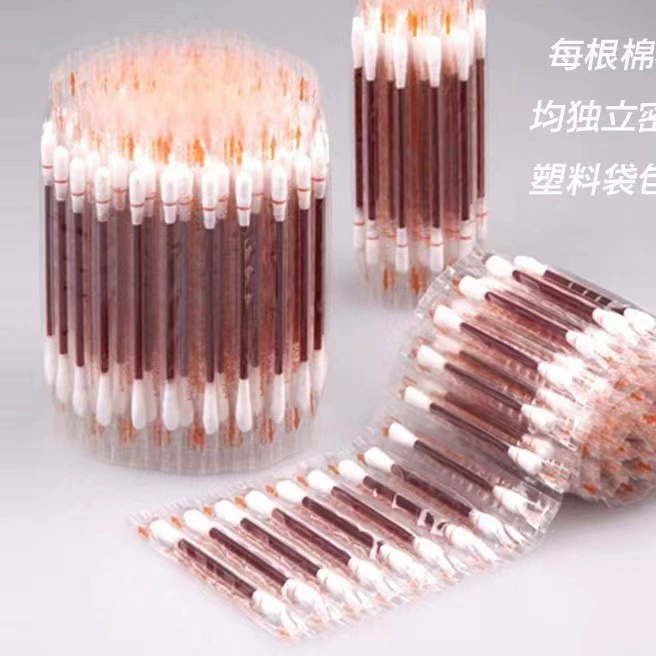 Гигиенические портативные одноразовые ватные палочки с йодофором для дезинфекции пупка новорожденных и стерилизации младенцев, оптовая продажа ватных палочек