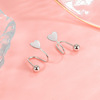 Screw, protective double-layer rotating advanced earrings, high-quality style