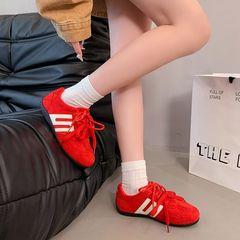 2025秋季新款百搭韩系鞋子丑萌德训板鞋女大头小众韩版百搭学生