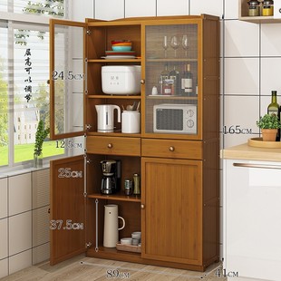 Ft Kitchen Cupboard Sideboard Breathable Vintage Dish Cabinet Wine Cabinet Tea Cabinet Storage Cabinet Microwave Oven Storage