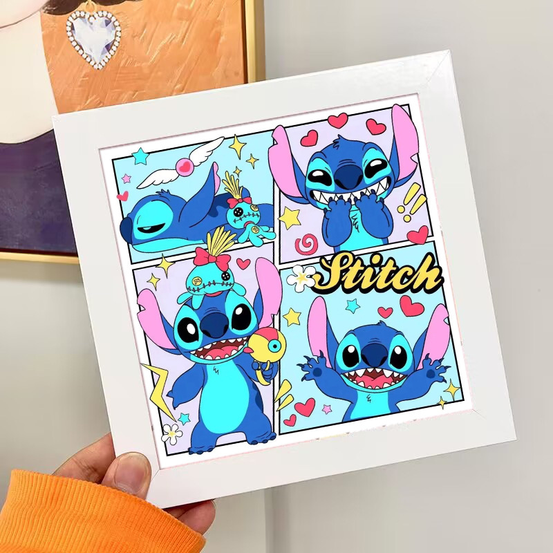 Nuevo dibujo de diamante infantil de labu diy pegatinas de diamante con marcos de fotos hechas a mano diy puzzle pegatinas de mampostería image 187