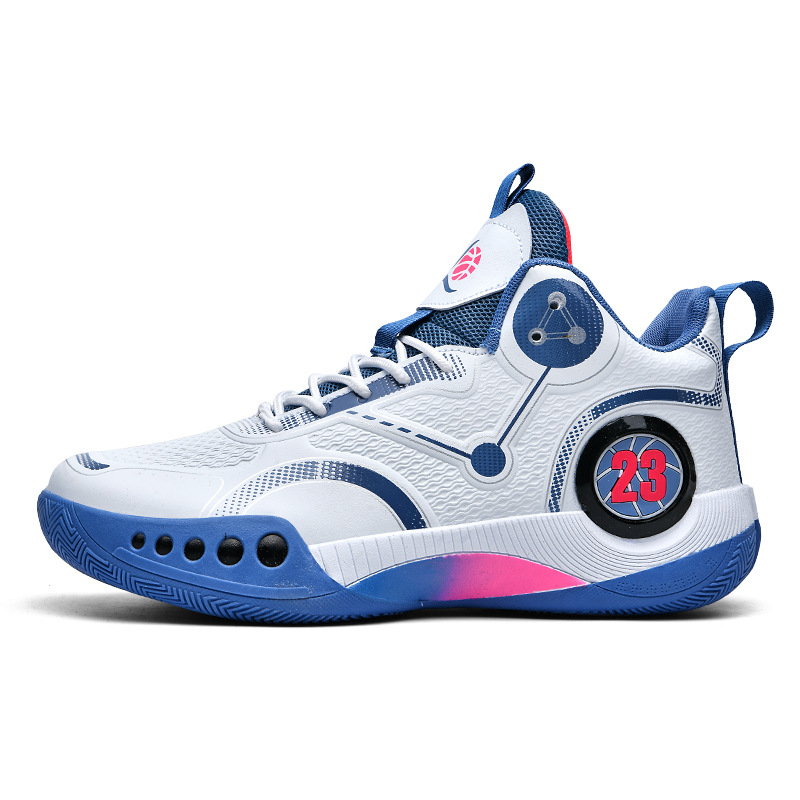 [레이스 레더] 화이트 블루