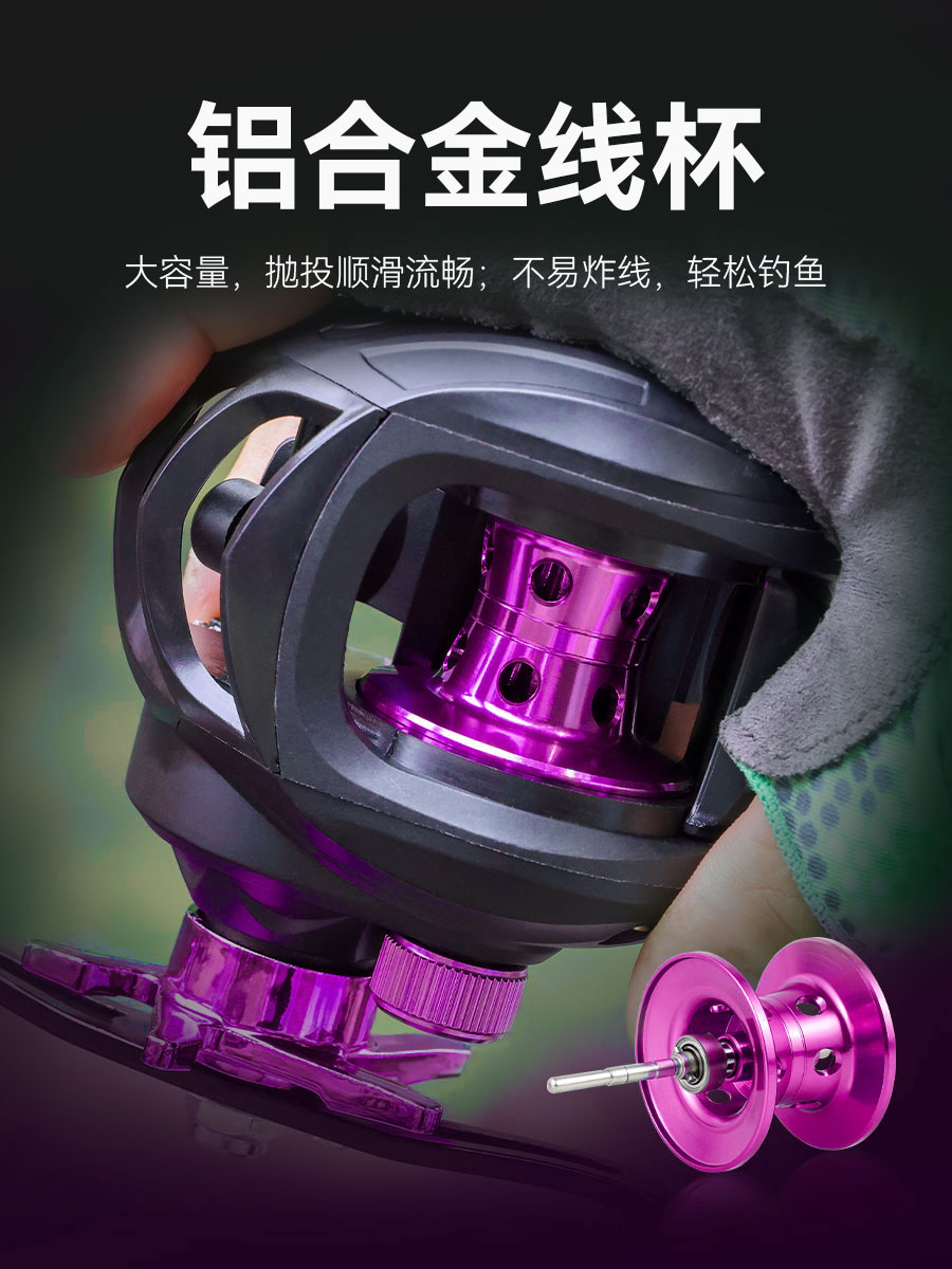 Yongshun equipo de pesca transfronterizo de alta velocidad freno magnético 10KG descarga de fuerza línea anti-explosión Yaoyuan lanzamiento de rueda de goteo
