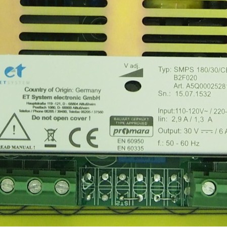 SMPS 180-30-CER  15.07.1532  ET ELECTRONIC
