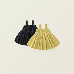 女童連衣裙純棉夏裝2024新款洋氣網紅同款公主風ins韓版超仙批發