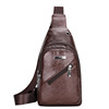 Chest bag, fashionable polyurethane one-shoulder bag, shoulder bag, small bag, backpack, city style