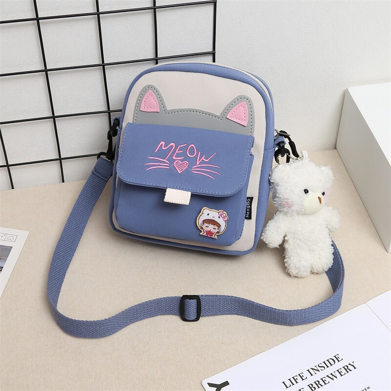 Cute Little Fresh Bag for Women 2024 New Ins Popular Harajuku Student Shoulder Bag Campus Nylon Crossbody Bag Cute Little Fresh Bag for Women 2024 New Ins Popular Harajuku Student Shoulder Bag Campus Nylon Crossbody Bag