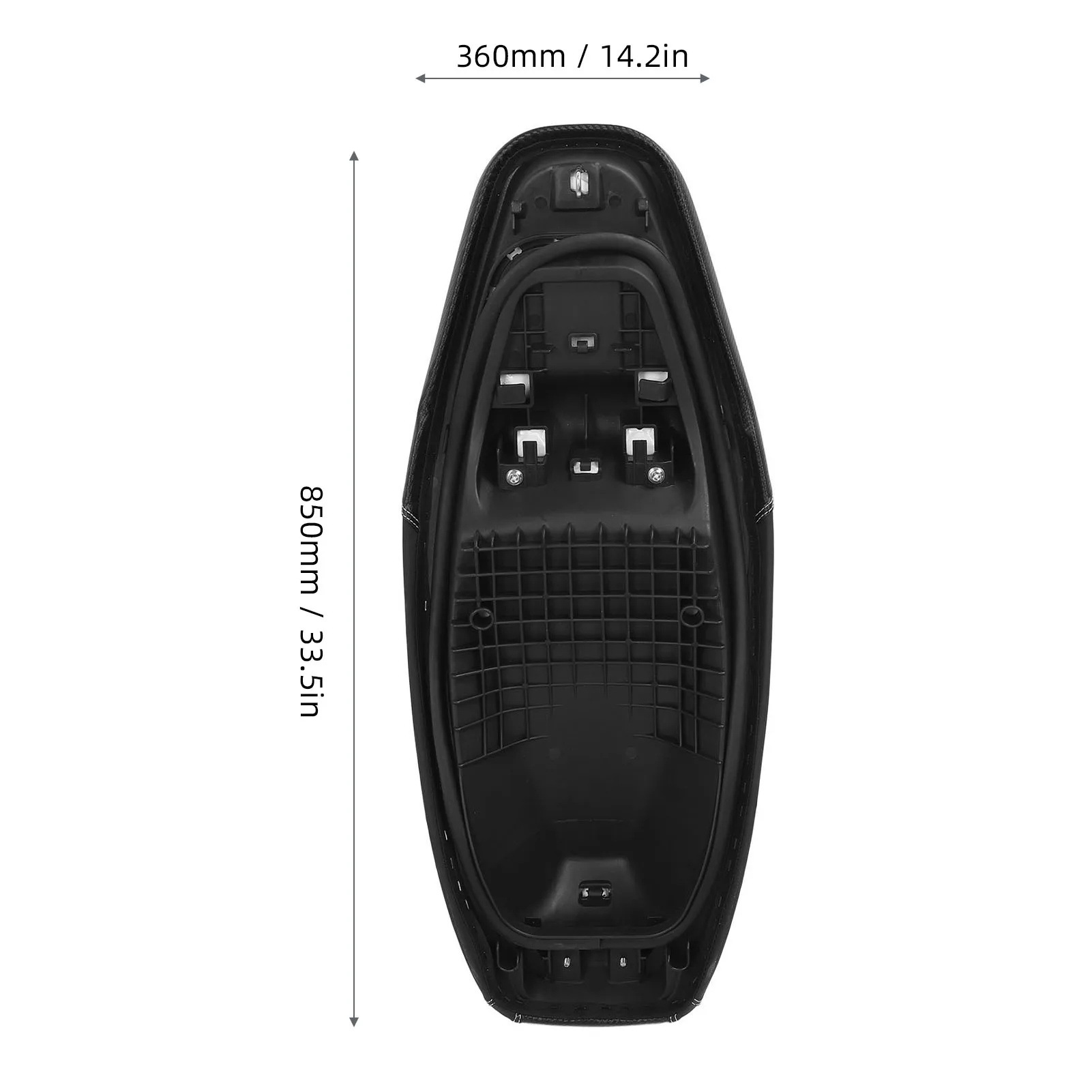 Suitable for 22-26 Models of Honda Adv160 Motorcycle Seat Bags, Modified Seat Cushion Assembly, Comfortable and Soft Backrest Seat Bag