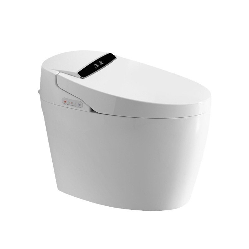 inodoro inteligente de ingeniería comercial inodoro de descarga automática integrado con asiento de temperatura constante calentador asiento de inodoro