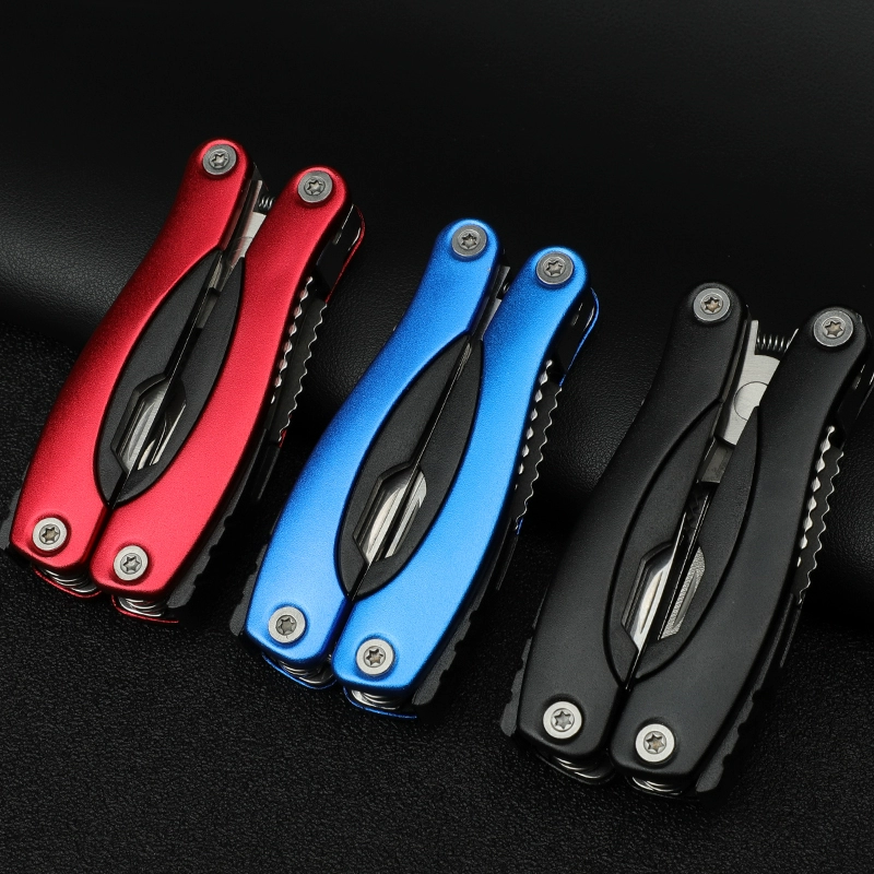 Universal pliers, folding steel wire, handmade, tiger