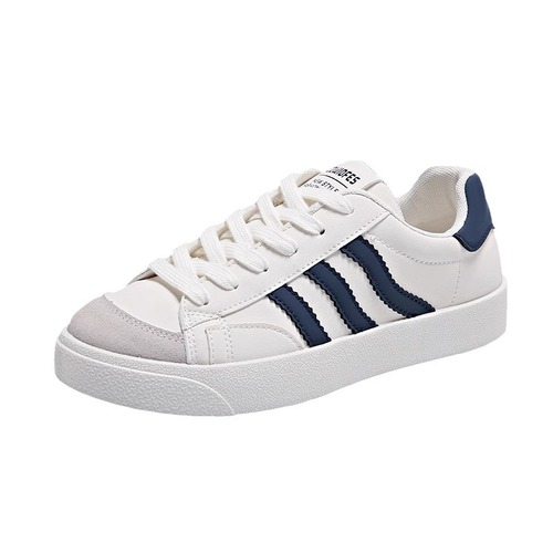 Women's white sneakers, Instagram trendy, versatile, niche, 2024 spring and autumn new student casual platform shoes