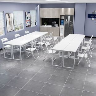 Training Tables and Chairs Simple Modern Conference Tables and Chairs Combination Educational Institutions Tutoring Class Desks and Chairs Conference Room Tables and Chairs