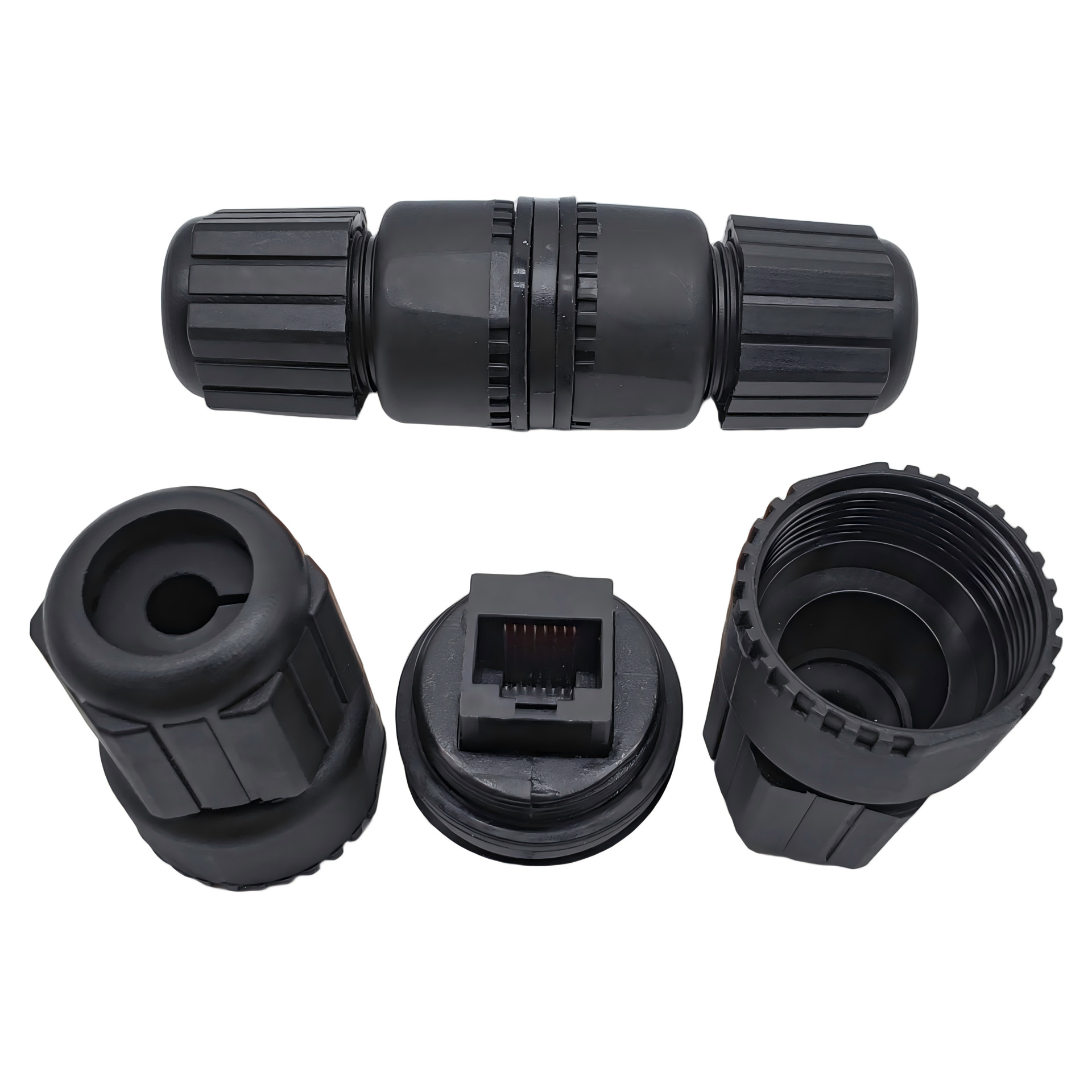 M25����������RJ45��̫��8P8C�����߶Խ��ӳ���ˮ��������������
