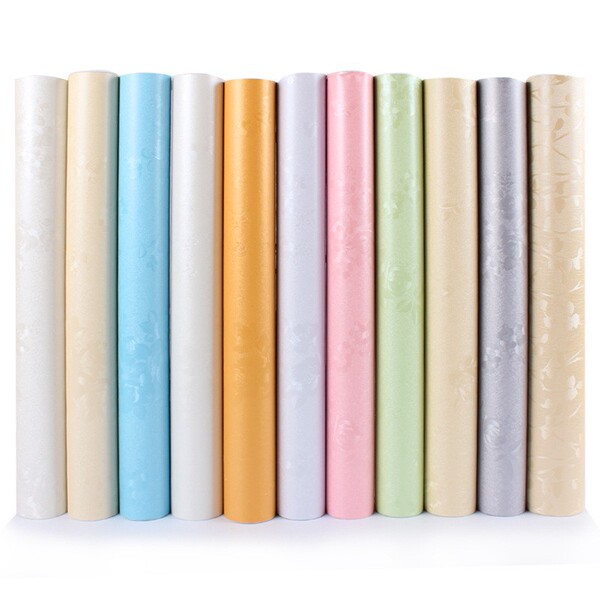 Self -stick 3D wallpaper solid color waterproof and thickened…