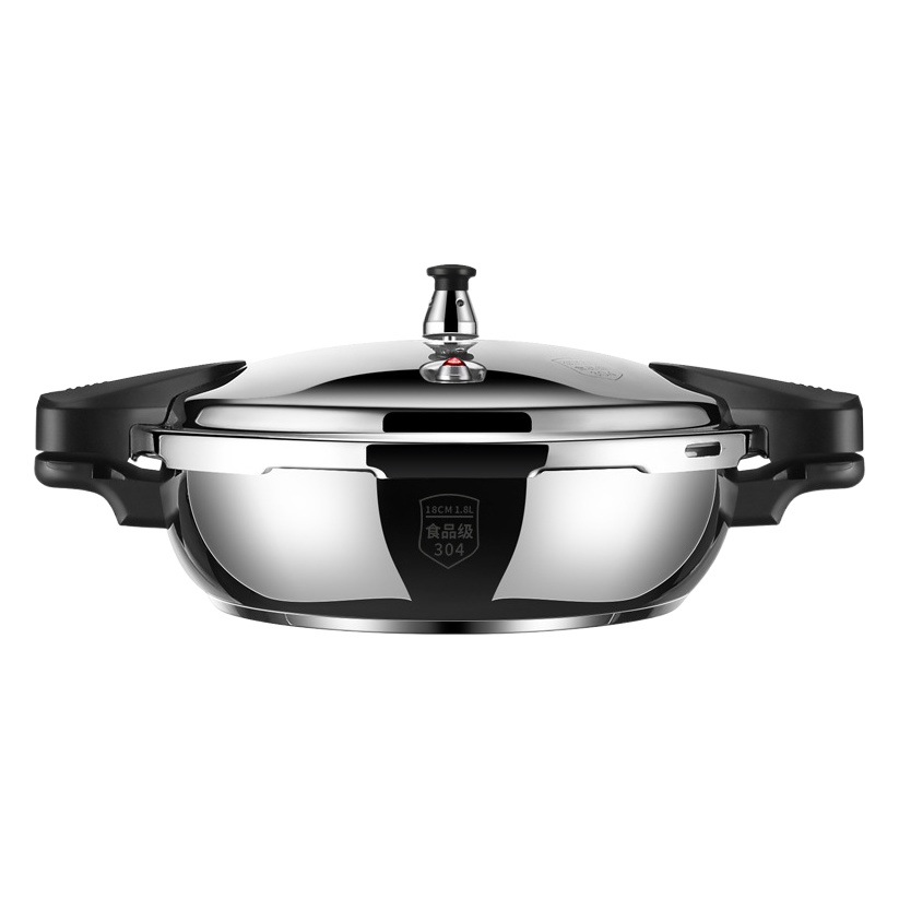 Olla a presión pequeña Kengqiang 316 para 1 persona, olla a presión pequeña, olla para sopa de micro-presión, olla a presión de acero inoxidable a gas, olla para cabeza de pescado
