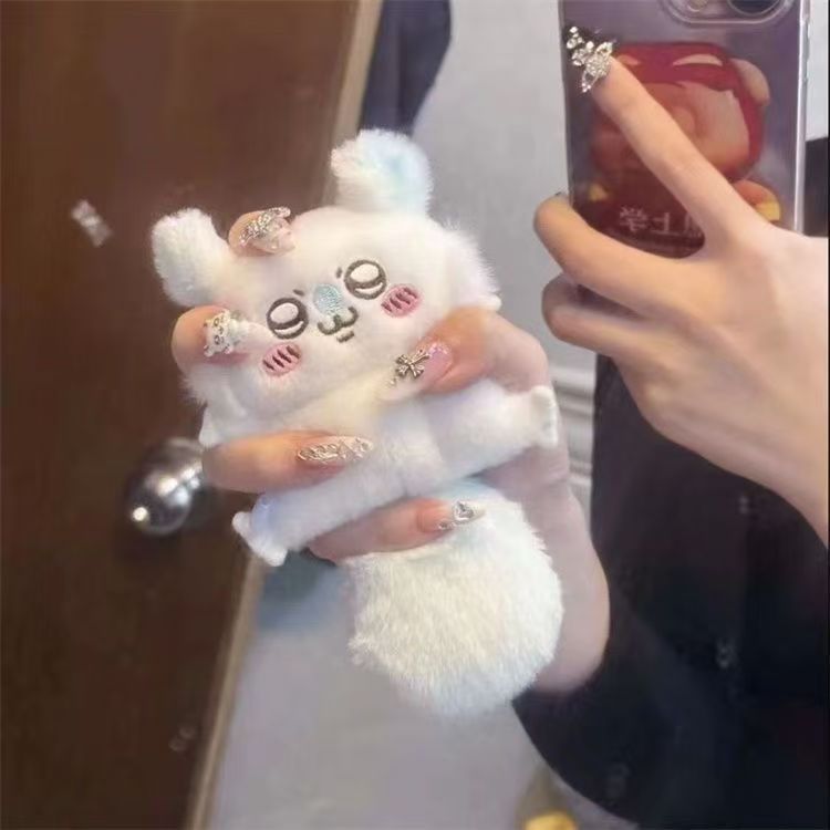 Chiiawaかわいい漫画ジイカワ抱団飛鼠人形ぬいぐるみぬいぐるみ超萌えストラップ|undefined