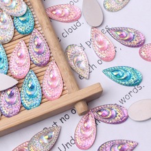 ���x�Lˮ���Pβ10x20mm����ɫƽ���ˮ����diy�ֹ����b�b����