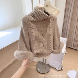 皮草;围巾;女式毛呢外套