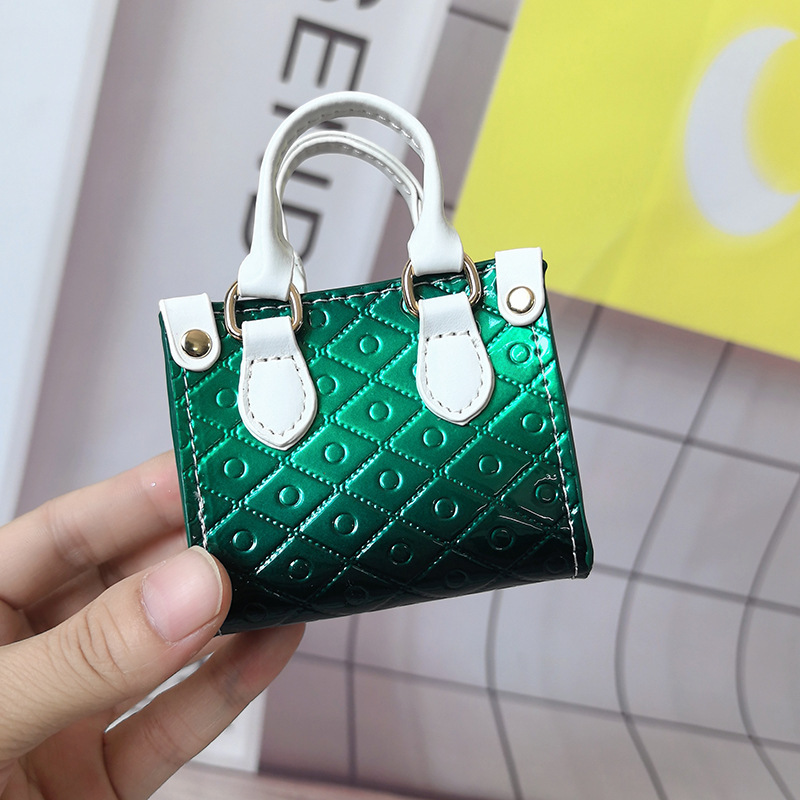 本革馬毛トートバッグ卸売ミニ小銭入れミニバッグかわいい diy 廃袋ペンダントヘッドフォンバッグペンダント|undefined