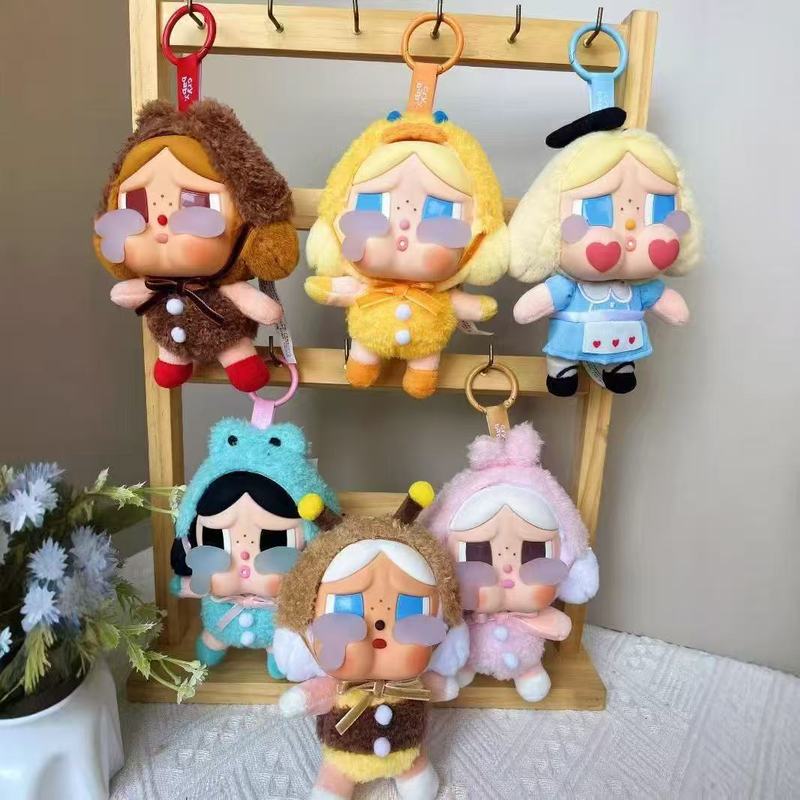 CRYBABY哭娃眼泪工厂系列搪胶脸毛绒手办挂件潮玩盲盒娃娃批发|undefined