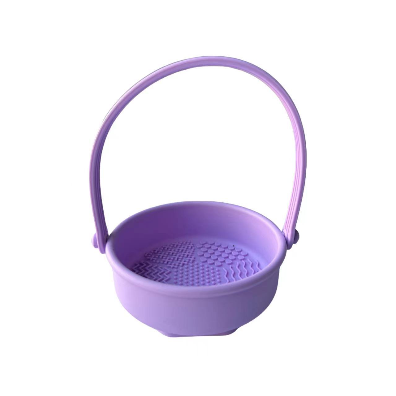 Silicona maquillaje cepillo limpiador polvo puff belleza huevo secado estante esponja cepillo limpieza en seco herramienta de limpieza lavado tazón