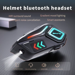 Motosiklet Dəbilqə Bluetooth Qulaqlıq, Su Keçirməyən, Səs-küylü İnterkom