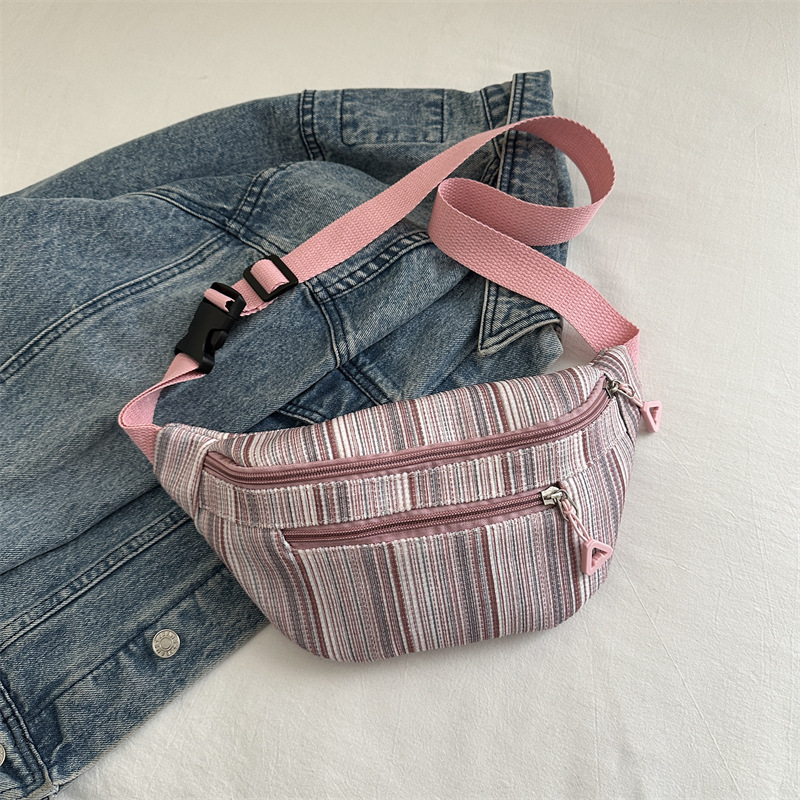 Primavera y verano nuevo estilo 2025, la moda de este año, la cintura del mensajero, el nuevo bolso femenino, la tendencia del bolso de hombro simple y versátil, casual