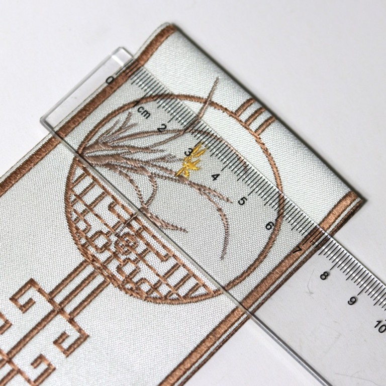 7,2 cm de ancho de alta precisión cinta nuevo chino orquídea cama corredor arena liberación Hanfu cinta de costura decorativa