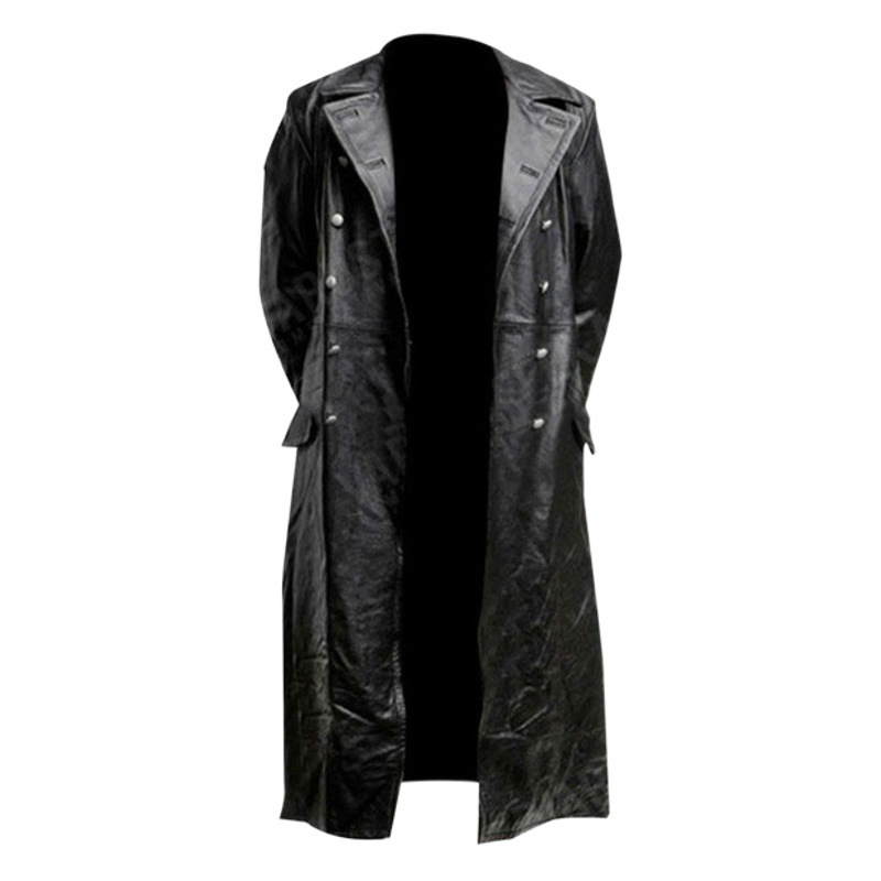 2026 Cross-Border Hot-Selling Item on Wish and Amazon, Popular Autumn and Winter Vintage Leather Men's Medieval Jacket
