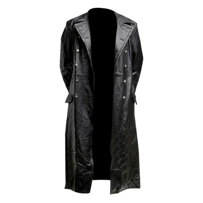 2024, трансграничная популярная мужская средневековая куртка Amazon, хит продаж, осенне-зимняя кожаная мужская куртка в стиле ретро