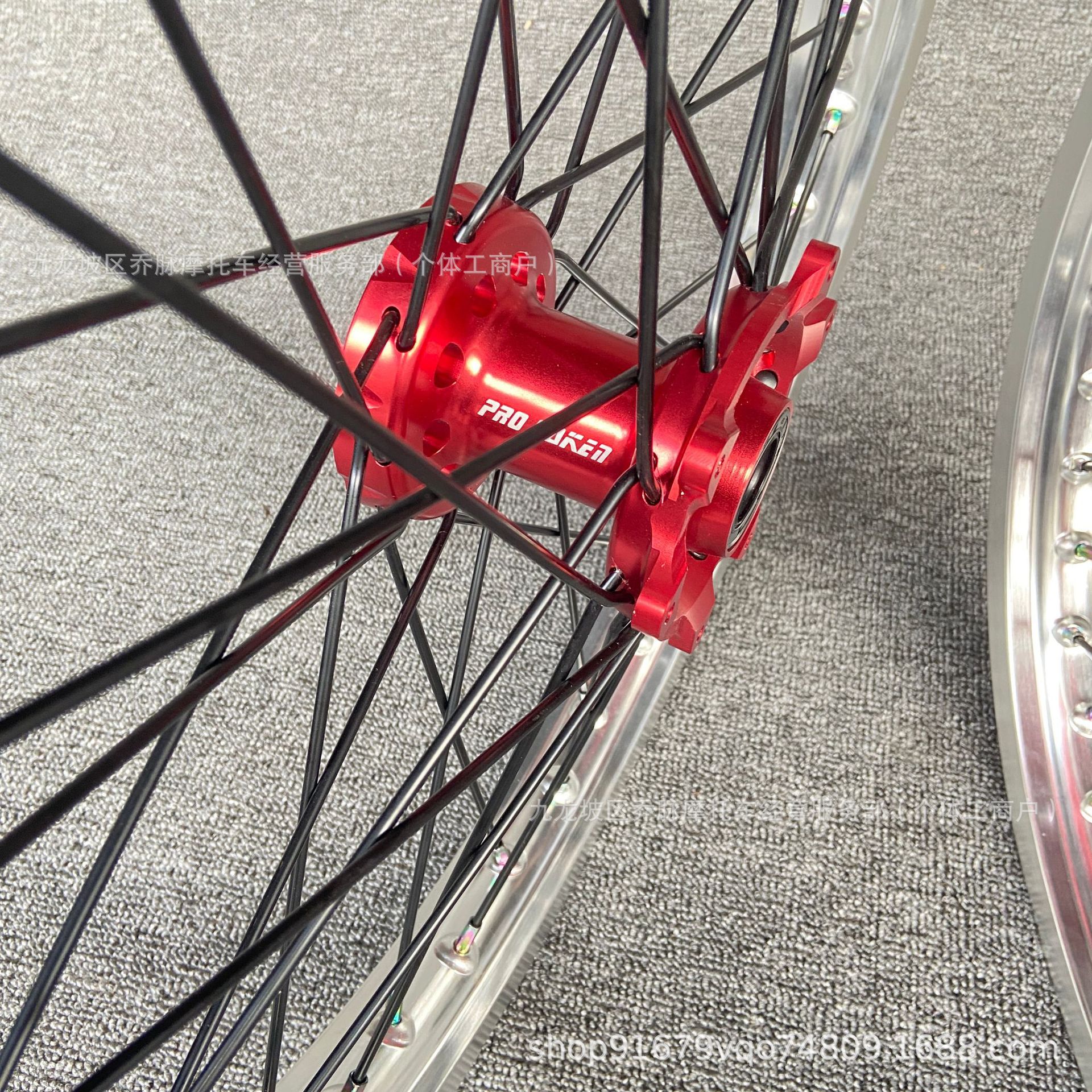 Suitable for Honda CRF250 450R modified CNC off-road wheel hub assembly, front 21-inch, rear 18-inch, 7-series aluminum alloy rims