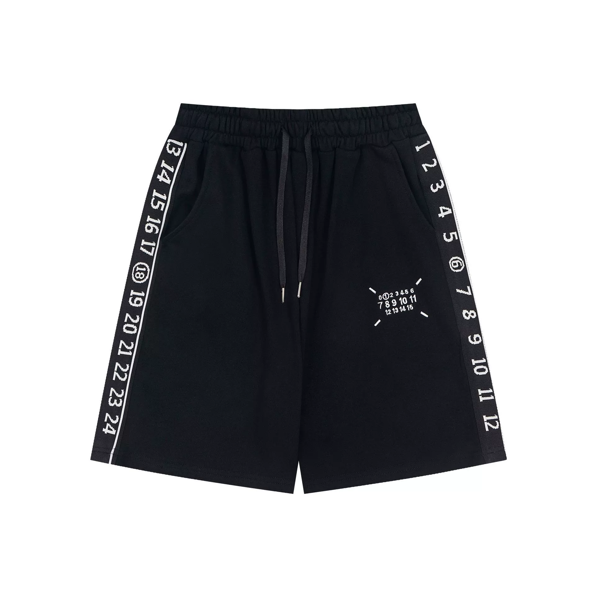 Шорты повседневные (Maison Margiela 24SS Mage MM6) цифровая печать, вышивка, свободный крой
