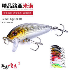 Minnow Hover 4.2g Long Range Floating Mico Popper Lure for Freshwater Largemouth Bass
