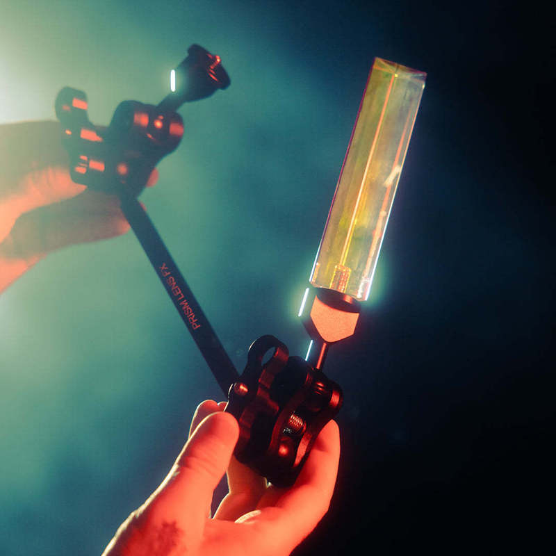 Source Factory Oem Custom-Made Foreground Lighting Filter Triangular Prism Photography Props Special Effects Mirror Camera Dslr