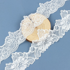 Black and white one-sided lace edge, hollow elastic small lace edge, lingerie and wedding dress lace accessories, factory