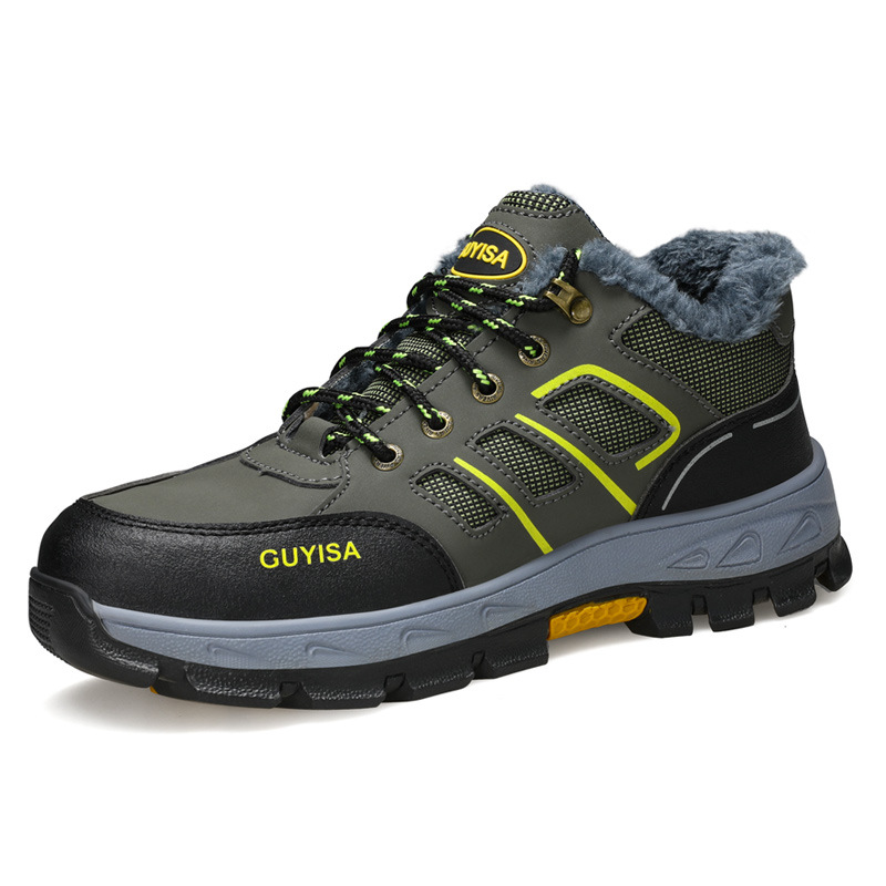 Zapatos de Seguridad Anti-impacto y Anti-perforación de Tejido Volador Transpirables para Trabajo image 16