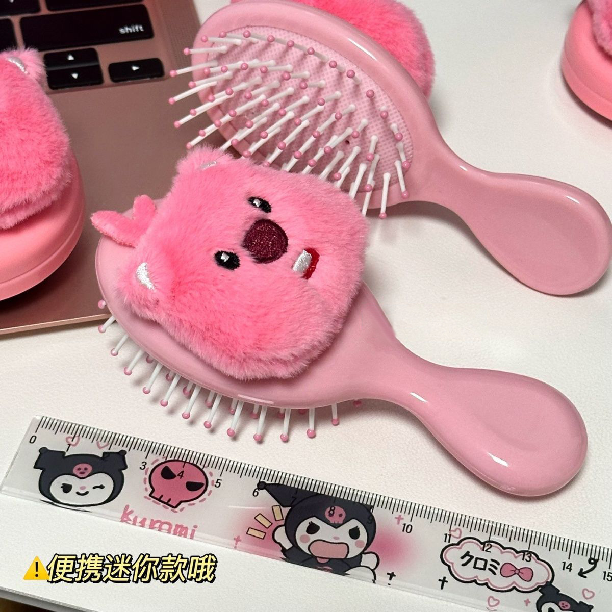 Peines de bolsas de aire de peluche Loopy Peines de aire de peluche Peines de masaje portátiles Peines de masaje mini