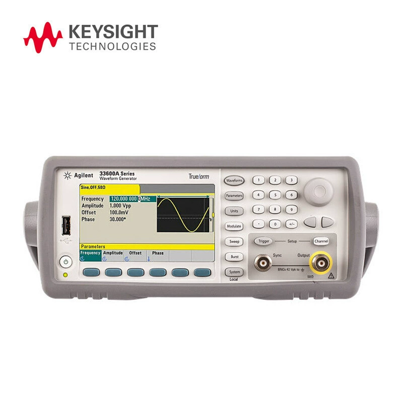 Генератор сигналов Keysight 33612A, генератор 33611A, генератор 33621A, оригинальный Agilent, полоса пропускания 120 МГц
