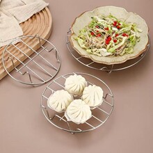厨房不锈钢隔水蒸架蒸笼家用蒸格电饭煲蒸蛋架蒸包子馒头蒸菜架