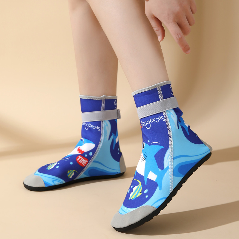 大人用のハイチューブ子供用ビーチシューズ、滑り止めとカット防止のダイビングシューズ、シュノーケリングシューズ、水泳ウェーディングベビーシーサイドビーチソックス|undefined