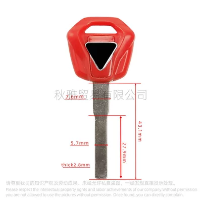 Motorcycle Key, Key Embryo Chip