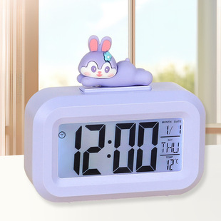 Cartoon cute alarm clock children's desktop electronic watch clock kitchen timer student time manager timer